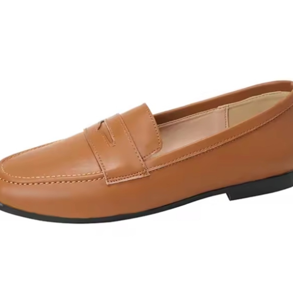 Classic Tan Loafers for Women